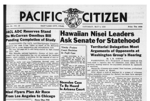 The Pacific Citizen, Vol. 30 No. 18 (May 6, 1950) (ddr-pc-22-18)