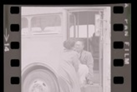 Negative film strip for Farewell to Manzanar scene stills (ddr-densho-317-94)