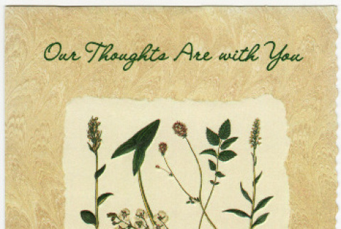 Card from Young Communication Group to Kris Marubayashi (ddr-densho-329-1079)