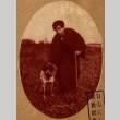 Japanese writer with a dog (ddr-njpa-4-1705)