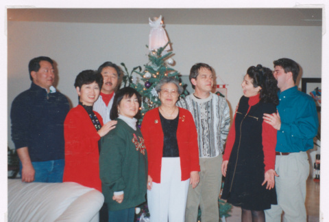 Family Christmas picture (ddr-densho-477-705)