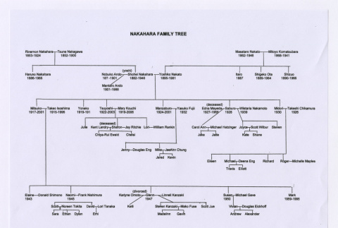 Nakahara family tree (ddr-densho-477-48)