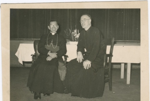 Two priests seated (ddr-densho-330-284)