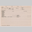 Blank evacuee index card for WCCA (Wartime Civil Control Administration) (ddr-densho-410-1)