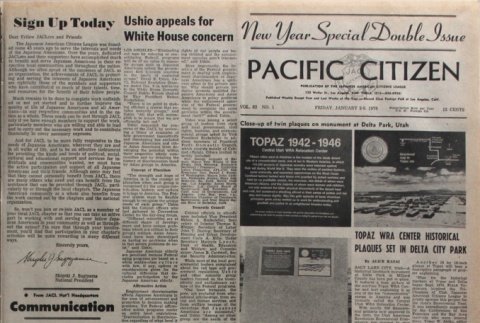 Pacific Citizen, Vol. 82, No. 1 (January 2-9, 1976) (ddr-pc-48-1)