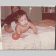 Baby with rattle (ddr-densho-523-404)