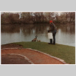 Fisherman and geese (ddr-densho-377-2129)