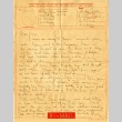 Letter from Shirley Cobb, [volunteer], American Red Cross, to Kune Hisatomi, Pfc., U.S. Army, [August 30, 1945?] (ddr-csujad-1-4)