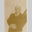 A man standing aboard a ship (ddr-njpa-1-1280)