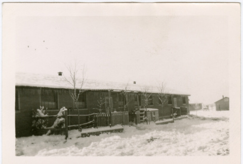 Barracks in the snow (ddr-densho-329-1384)
