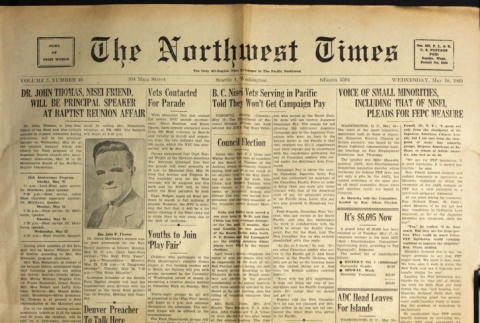 The Northwest Times Vol. 3 No. 40 (May 18, 1949) (ddr-densho-229-207)
