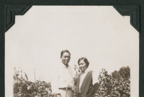 Couple outside (ddr-densho-378-328)