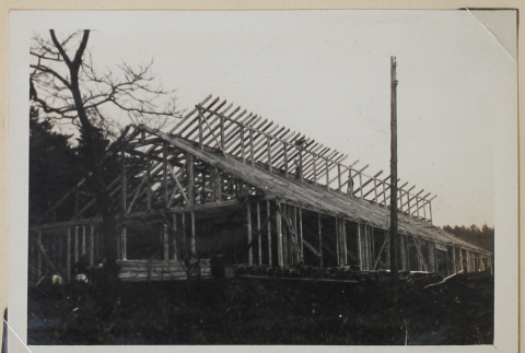 Frame of a building (ddr-densho-433-696)