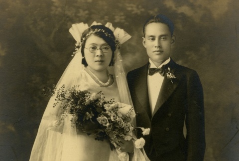 Issei wedding photo (ddr-densho-185-3)