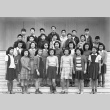 Class photo on the steps of an auditorium (ddr-fom-1-500)