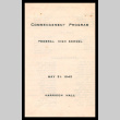 Commencement program, Federal High School (ddr-csujad-55-1420)