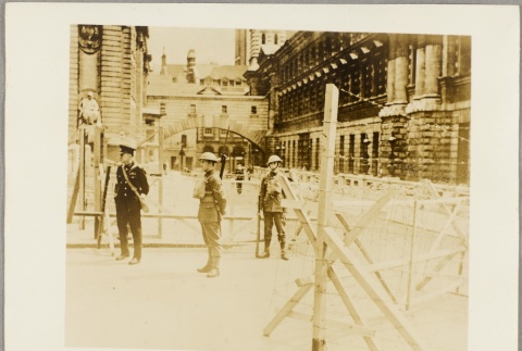 Sentries guarding a checkpoint (ddr-njpa-13-303)
