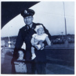Soldier with two children (ddr-densho-1007-723)