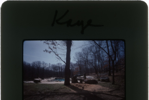 Garden and pool at the Kaye project (ddr-densho-377-431)