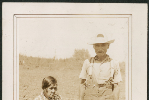 Couple in field (ddr-densho-316-186)