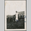 Woman in garden (ddr-densho-316-227)