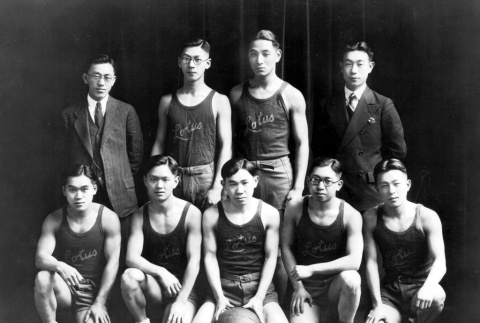 Lotus basketball team (ddr-densho-38-27)