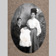 Family portrait of Chosaku, Riku and Hiroshi Hashiguchi (ddr-densho-474-209)