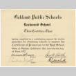 Yuriko Domoto Elementary School Diploma (ddr-densho-356-681)