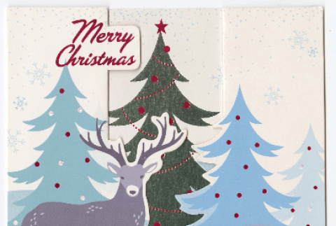 Christmas card with photograph (ddr-densho-545-58)