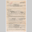 Form No. CL. 1: Claim for Damage to or Loss of Real or Personal Property by a Person of Japanese Ancestry (ddr-densho-483-67)