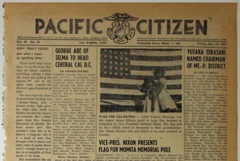 Pacific Citizen, Vol. 45, No. 24 (December 13, 1957) (ddr-pc-29-50)