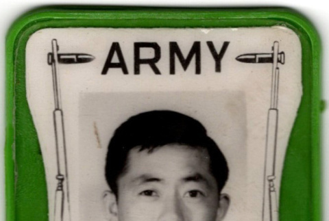 ID Badge for Ben Mayewaki (ddr-densho-563-25)