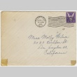 Graduation announcement (with envelope) to Molly Wilson from Chiyeko Akahoshi (June 13, 1944) (ddr-janm-1-112)