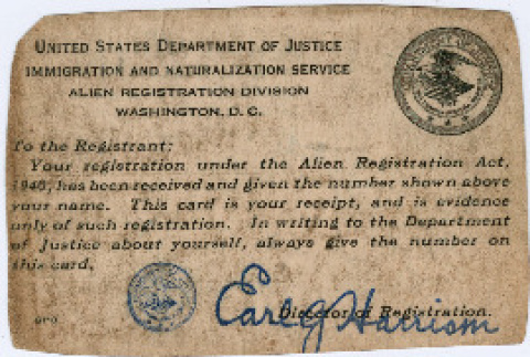 Alien Registration Receipt Card (ddr-densho-410-392)