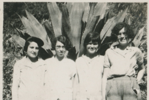 Photograph: Olga, Pauline, Ruth, and Eleanor (ddr-densho-357-210-mezzanine-fad092a328)