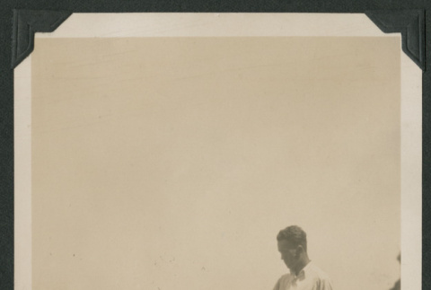 man fishing (ddr-densho-378-501)