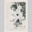 Young girl sitting on step (ddr-densho-332-7)