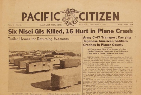 Pacific Citizen Vol. 21 No. 22 (ddr-densho-121-3)