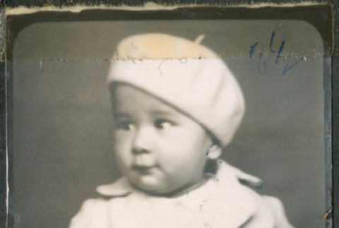Baby in white beret (ddr-densho-483-625)