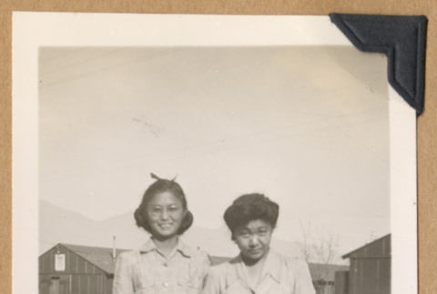 Two women at a concentration camp (ddr-densho-542-297)