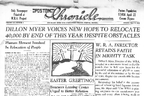 Poston Chronicle Vol. XII No. 4 (April 25, 1943) (ddr-densho-145-297)