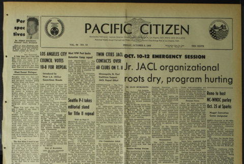 Pacific Citizen, Vol. 69, No. 14 (October 03,1969) (ddr-pc-41-40)