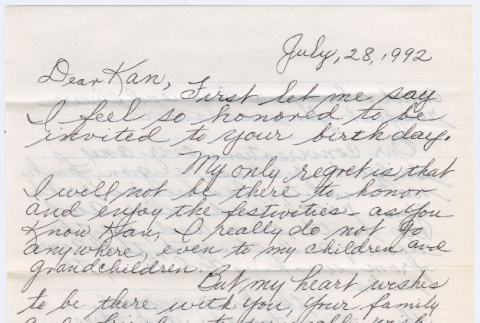 Letter from Rose Labriola to Kaneji Domoto (ddr-densho-329-1152)