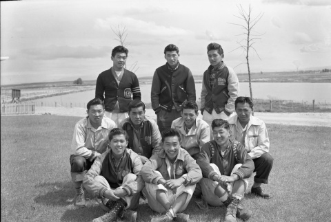 Men's sports team in Minidoka (ddr-fom-1-563)