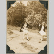 Two girls on swings (ddr-densho-383-96)