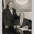 Ingram M. Stainback and a Red Cross administrator (ddr-njpa-2-704)