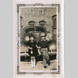 Boy and girl standing in front of car (ddr-densho-426-1926)