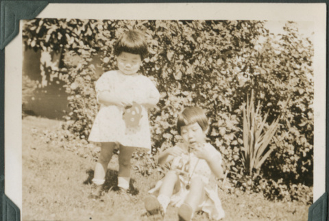 Two young girls (ddr-densho-355-431)