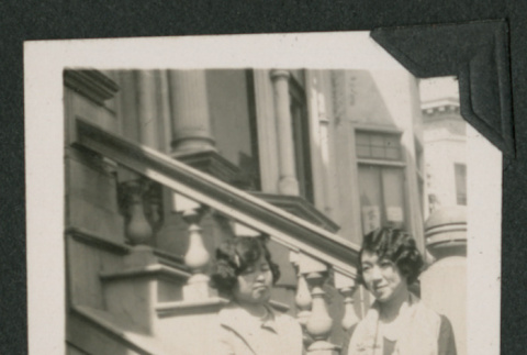 two women next to stoop (ddr-densho-378-499)