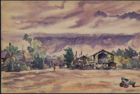 Painting of Manzanar (ddr-manz-2-72)